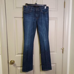 Joes Jeans Womens Size 26 Dark Wash Petite Bootcut Cotton Blend